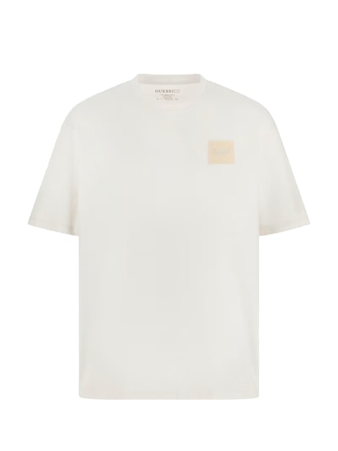 PATCH AT CHEST  T-Shirt in cotone purwhite - T-shirt Uomo