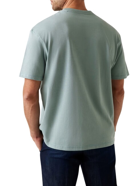 PATCH AT CHEST  T-Shirt in cotone full grey - T-shirt Uomo
