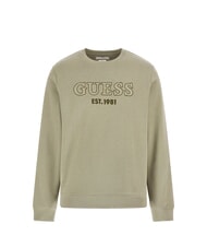 GUESS BEAU  Felpa girocollo mossy green - Felpe Uomo - 4