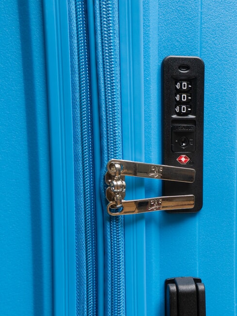 AIR FLOW Set 3 trolley: cabin, medio e grande espandibili lake blue - Set Trolley