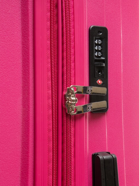 AIR FLOW Trolley grande espandibile peach red - Trolley Rigidi