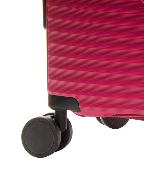 AIR FLOW Set 3 trolley: cabin, medio e grande espandibili peach red - Set Trolley