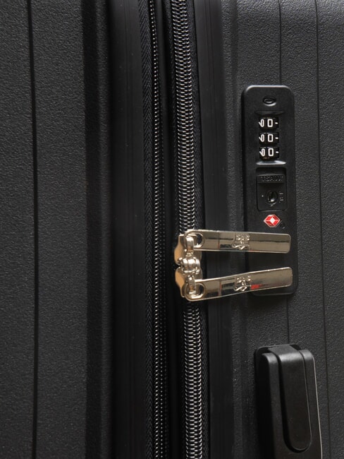 AIR FLOW Set 3 trolley: cabin, medio e grande espandibili black - Set Trolley