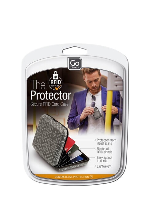 GO  Portacard rigido anti RFID nero - Accessori Viaggio