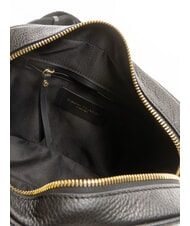 GIANNI CHIARINI NINA Borsa camera case in pelle con tracolla in tessuto Nero - Borse Donna - 5