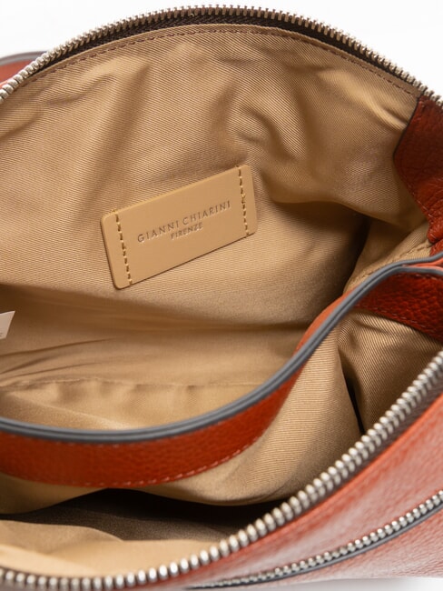 THREE Borsetta a tracolla, in pelle brick red - Borse Donna