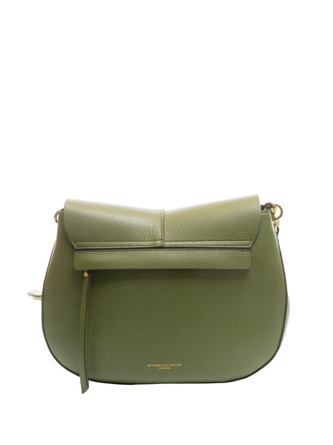 HELENA ROUND Borsa piccola in pelle a tracolla deep fir - Borse Donna