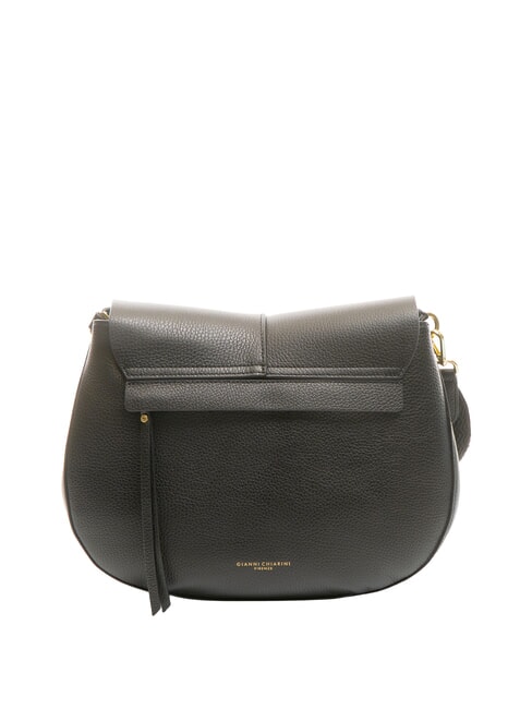 HELENA ROUND Borsa piccola in pelle a tracolla Nero - Borse Donna