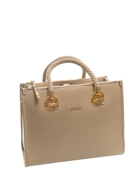 MANHATTAN Borsa media a mano desert taupe - Borse Donna