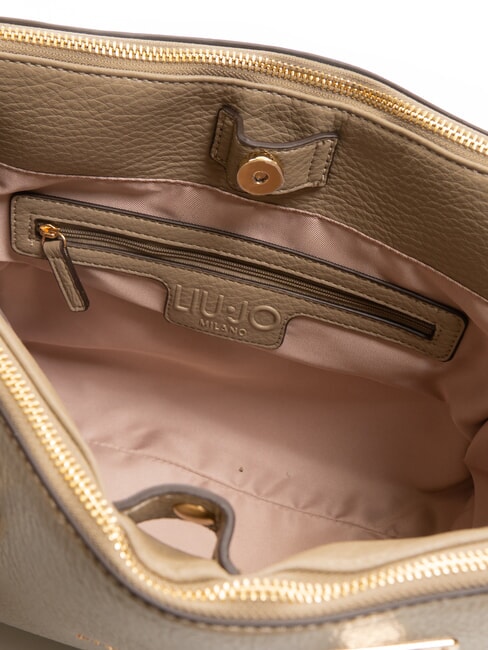 MANHATTAN Borsa media a mano desert taupe - Borse Donna