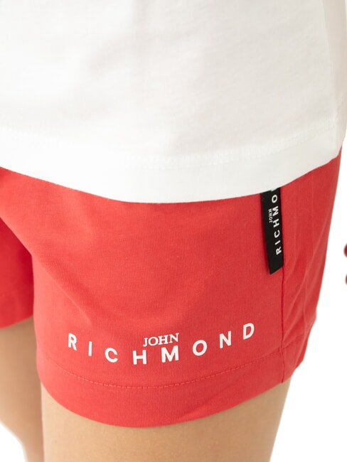 CICAM Completo tuta t-shirt e bermuda white/red - Tute bambini