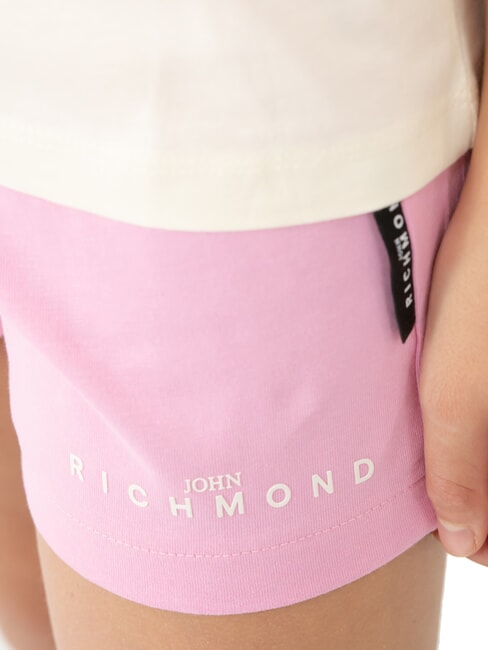 CICAM Completo tuta t-shirt e bermuda milk/pink - Tute bambini