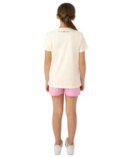 JOHN RICHMOND CICAM Completo tuta t-shirt e bermuda milk/pink - Tute bambini - 4