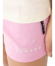 JOHN RICHMOND CICAM Completo tuta t-shirt e bermuda milk/pink - Tute bambini - 3