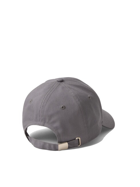 CKJ MONO LOGO Cappello modello baseball in cotone granite gray - Cappelli