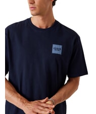 GUESS PATCH AT CHEST  T-Shirt in cotone smartblue - T-shirt Uomo - 3
