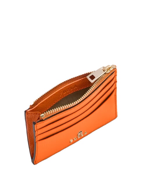 CAMELIA Portacard / Portamonete in pelle paprika - Portafogli Donna