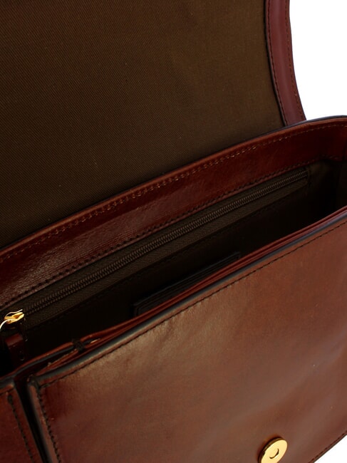 BENEDETTA  Mini Bag a tracolla, in pelle MARRONE - Borse Donna