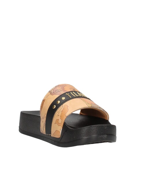 GEO  Ciabatte geo beige/nero - Scarpe Donna