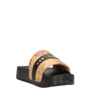 ALVIERO MARTINI PRIMA CLASSE GEO  Ciabatte geo beige/nero - Scarpe Donna - 3