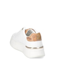 ALVIERO MARTINI PRIMA CLASSE GEO JR Sneakers alte logo laterale Bianco/Geo Beige - Scarpe Donna - 5