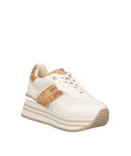 ALVIERO MARTINI PRIMA CLASSE GEO JR Sneakers platform Bianco/Geo Beige - Scarpe Donna - 5