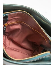 COCCINELLE CAMPIONARIO - BOHEME PEPITA Borsa mini in pelle metallizzata kale green - Borse Donna - 3