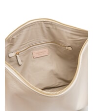 COCCINELLE CAMPIONARIO - JINNY Borsa hobo in pelle martellata coconut milk - Borse Donna - 3