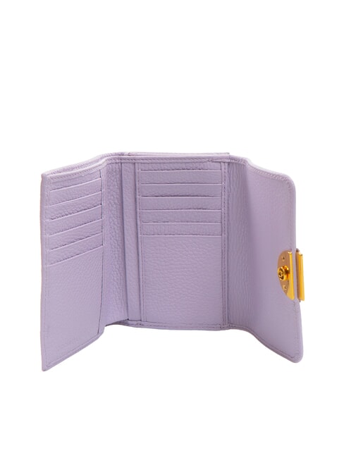 CAMPIONARIO - TALEA Portafoglio medio in pelle martellata lavend./lavend. - Portafogli Donna