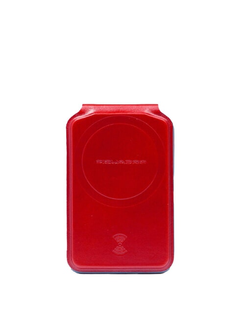 BLUE SQUARE Portacard MagSafe con tracker ROSSO - Portafogli Uomo