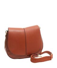 GIANNI CHIARINI HELENA ROUND Borsa piccola in pelle a tracolla brick red - Borse Donna - 2