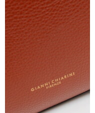 GIANNI CHIARINI HELENA ROUND Borsa piccola in pelle a tracolla brick red - Borse Donna - 5