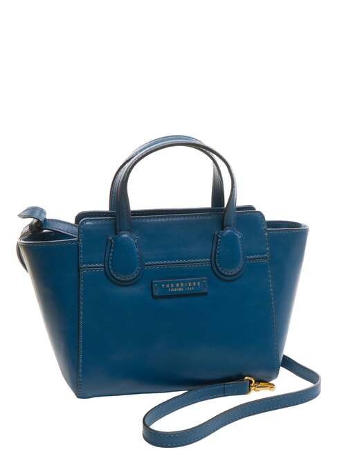 ELETTRA Borsa a mano in pelle con tracolla jeans abb. oro - Borse Donna