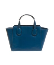 THE BRIDGE ELETTRA Borsa a mano in pelle con tracolla jeans abb. oro - Borse Donna - 4