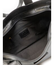 THE BRIDGE CARLOTTA Borsa shopping in pelle Nero Oro - Borse Donna - 5