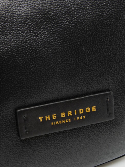 DOMITILLA  Borsa a spalla, in pelle Nero Oro - Borse Donna