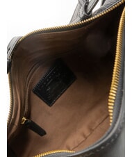 THE BRIDGE DOMITILLA  Borsa a spalla, in pelle Nero Oro - Borse Donna - 4