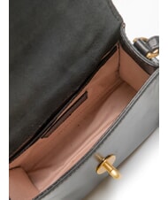 THE BRIDGE IRENE  Mini Bag a tracolla, in pelle Nero Oro - Borse Donna - 5