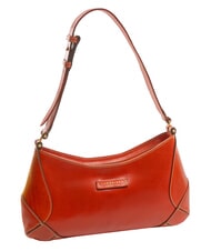 THE BRIDGE GIORGIA Borsa a spalla in pelle arancio bruciato abb. oro - Borse Donna - 2