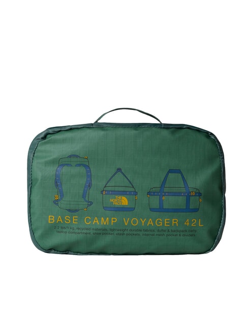 BASE CAMP VOYAGER Borsone Zaino 42L duck green/shady blue - Borsoni