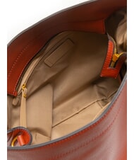 GIANNI CHIARINI OTTAVIA Borsa a tracolla, in pelle brick red - Borse Donna - 5