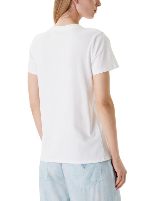 FLOWER BLING T-shirt con stampa e applicazione purwhite - T-shirt e Top Donna