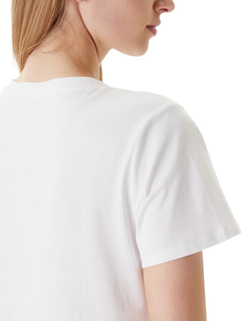 FLOWER BLING T-shirt con stampa e applicazione purwhite - T-shirt e Top Donna