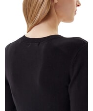 GUESS KENZIE LOGO Maglioncino scollo a V jetbla - Maglie Donna - 3