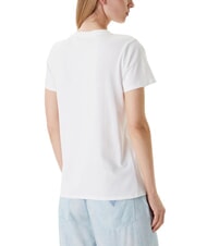 GUESS FLOWER BLING T-shirt con stampa e applicazione purwhite - T-shirt e Top Donna - 2