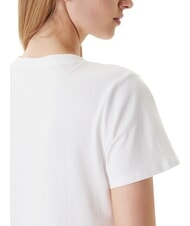 GUESS FLOWER BLING T-shirt con stampa e applicazione purwhite - T-shirt e Top Donna - 4