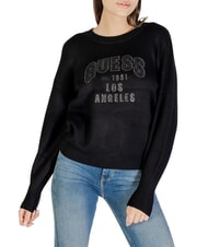 GUESS LEIGHTON LOGO Maglione a girocollo jetbla - Maglie Donna - 4