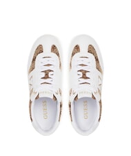 GUESS NOCHEE 2  Sneakers  White/Brown - Scarpe Donna - 4