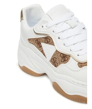 GUESS HAPYY4  Sneakers Beige/Brown - Scarpe Donna - 3