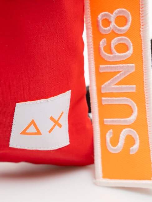 NYLON Borsello in nylon con tasca rosso fuoco - Tracolle Uomo